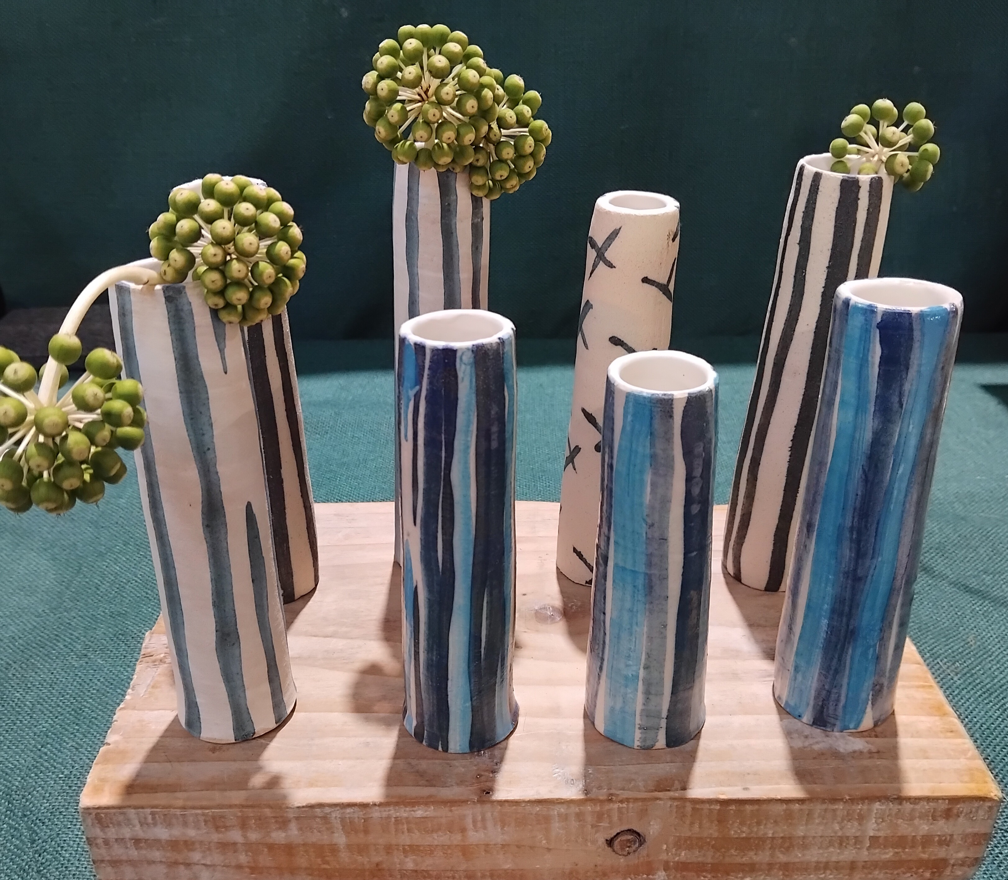 stem vases